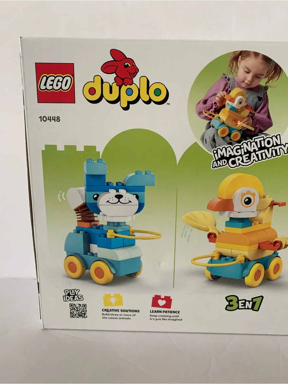 NIB. LEGO Duplo 3 in 1 Animals On Wheels